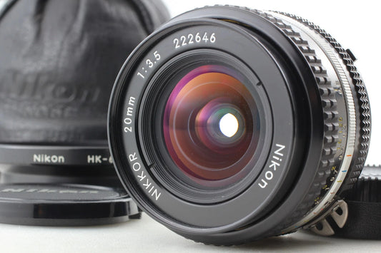 Nikon Ai Nikkor 20mm f/3.5 Wide Angle Lens for F mount — Mint