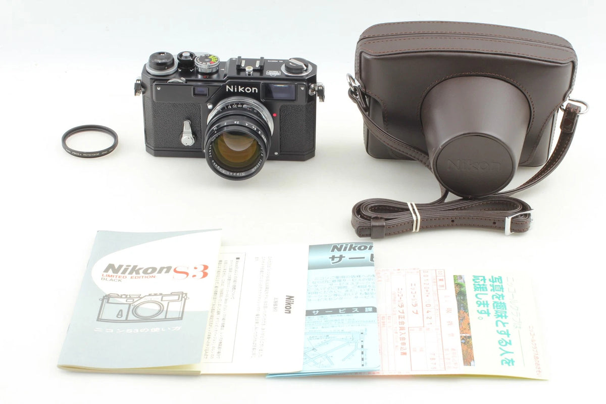 Nikon S3 Limited Black S 50mm f/1.4 Rangefinder Camera — Mint, with Case