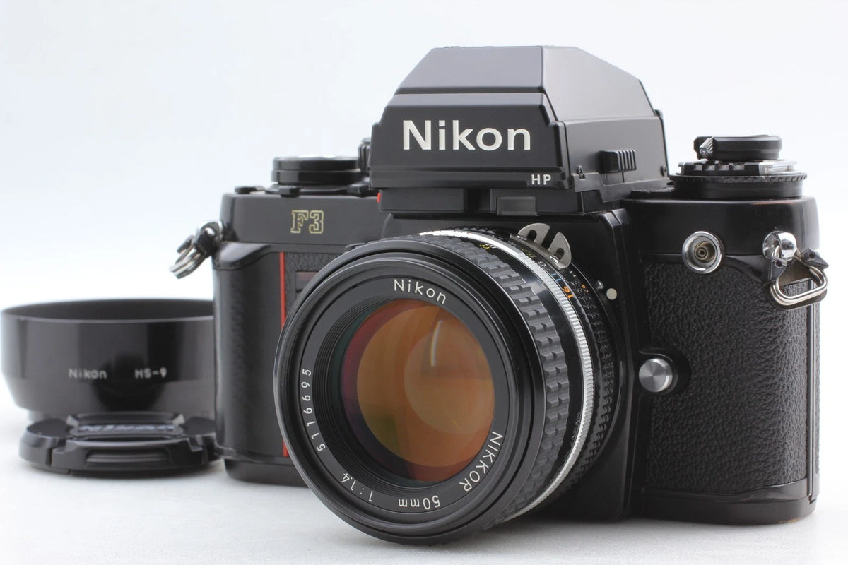Nikon F3 HP Ai-s 50mm f/1.4 35mm film camera & Lens — Near Mint, with Hood