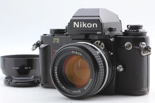 Nikon F3 HP Ai-s 50mm f/1.4 35mm film camera & Lens — Near Mint, with Hood